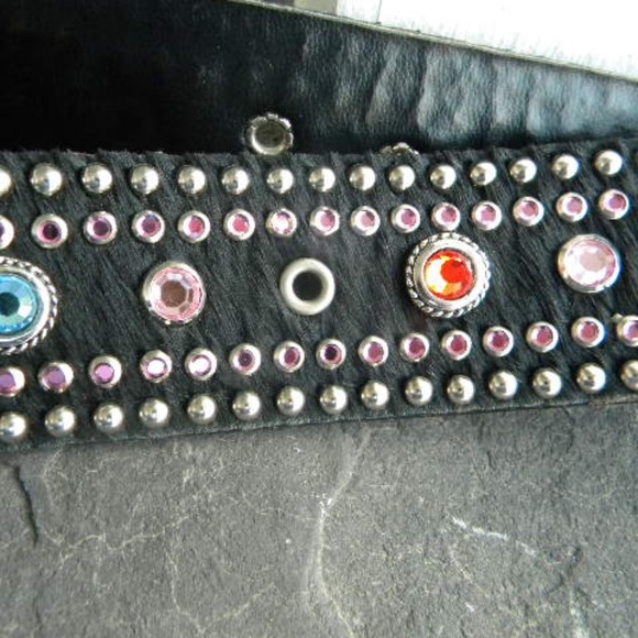 Leatherock Colorful studded/stone Belt main image 11